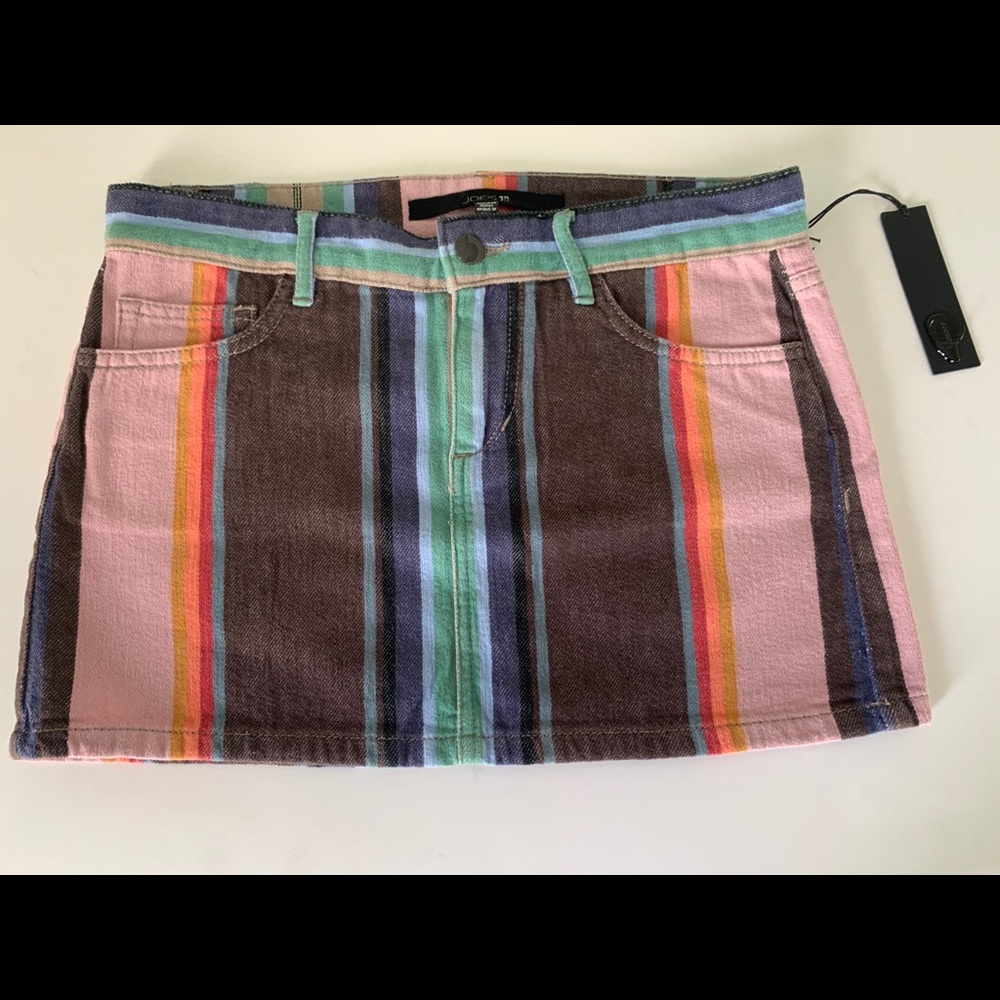Joe’s Multi Striped Skirt.
